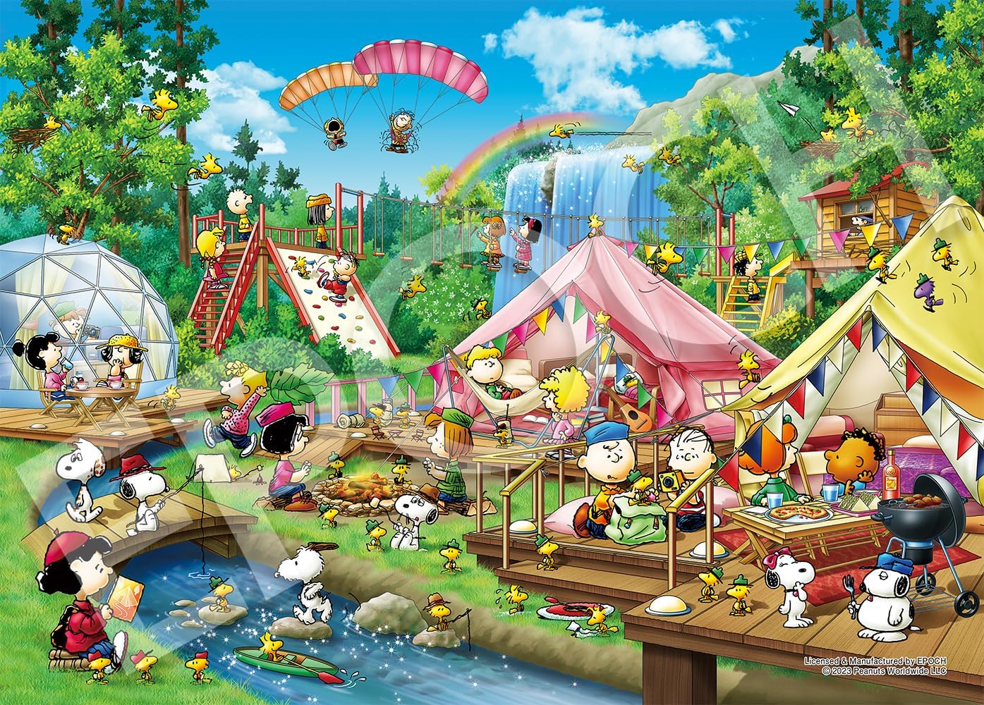 Epoch ０６－７０６ｓ Snoopy Glamping Puzzle - BanzaiHobby
