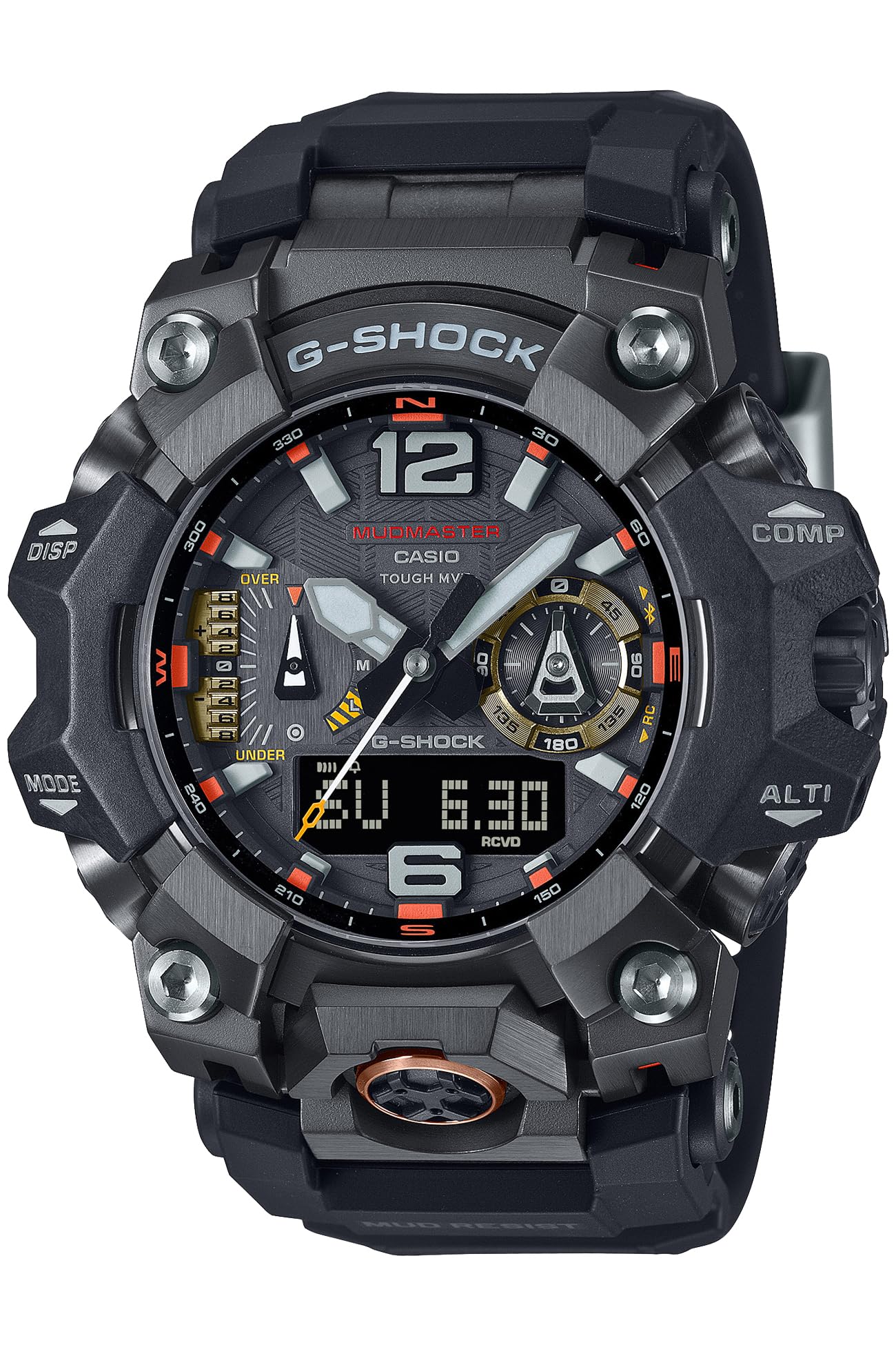 [カシオ] 腕時計 ジーショック 【国内正規品】 MUDMASTER 電波ソーラー Bluetooth搭載 サファイアガラス バイオマスプラスチック採用 GWG-B1000EC-1AJF メンズ ブラック