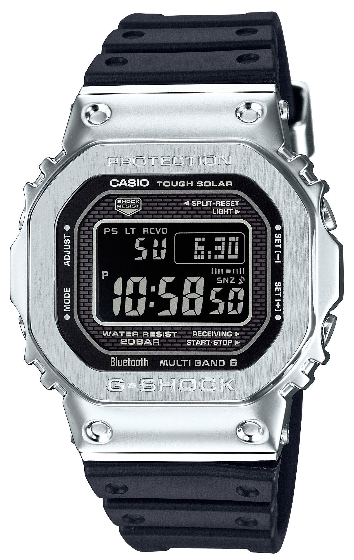 [Casio] G-Shock Watch [Domestic Genuine Product] Equipped with Bluetooth Radio Solar GMW-B5000-1JF Men's Black - BanzaiHobby