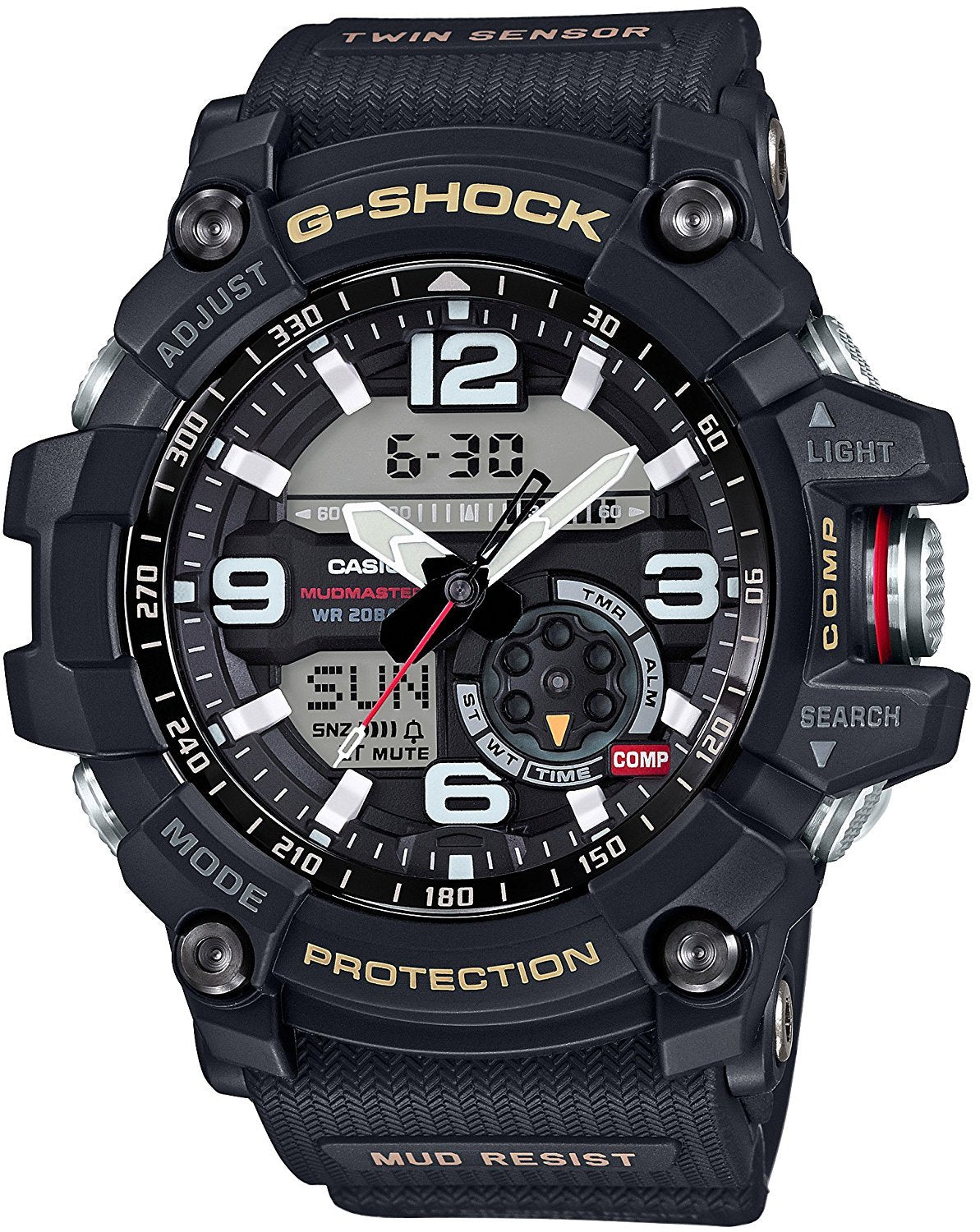 CASIO(カシオ) G-SHOCK Gショック マッドマスター MUDMASTER　GG-1000-1A　/　GG-1000-1ADR　クオーツ ワールドタイム表示 (国内品番　GG-1000-1AJF　と同型) 男性用 メンズ [並行輸入品]