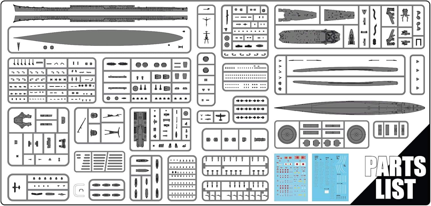 Fujimi FH-50 1/700 Japanese Navy Heavy Cruiser Mogami (1942)
