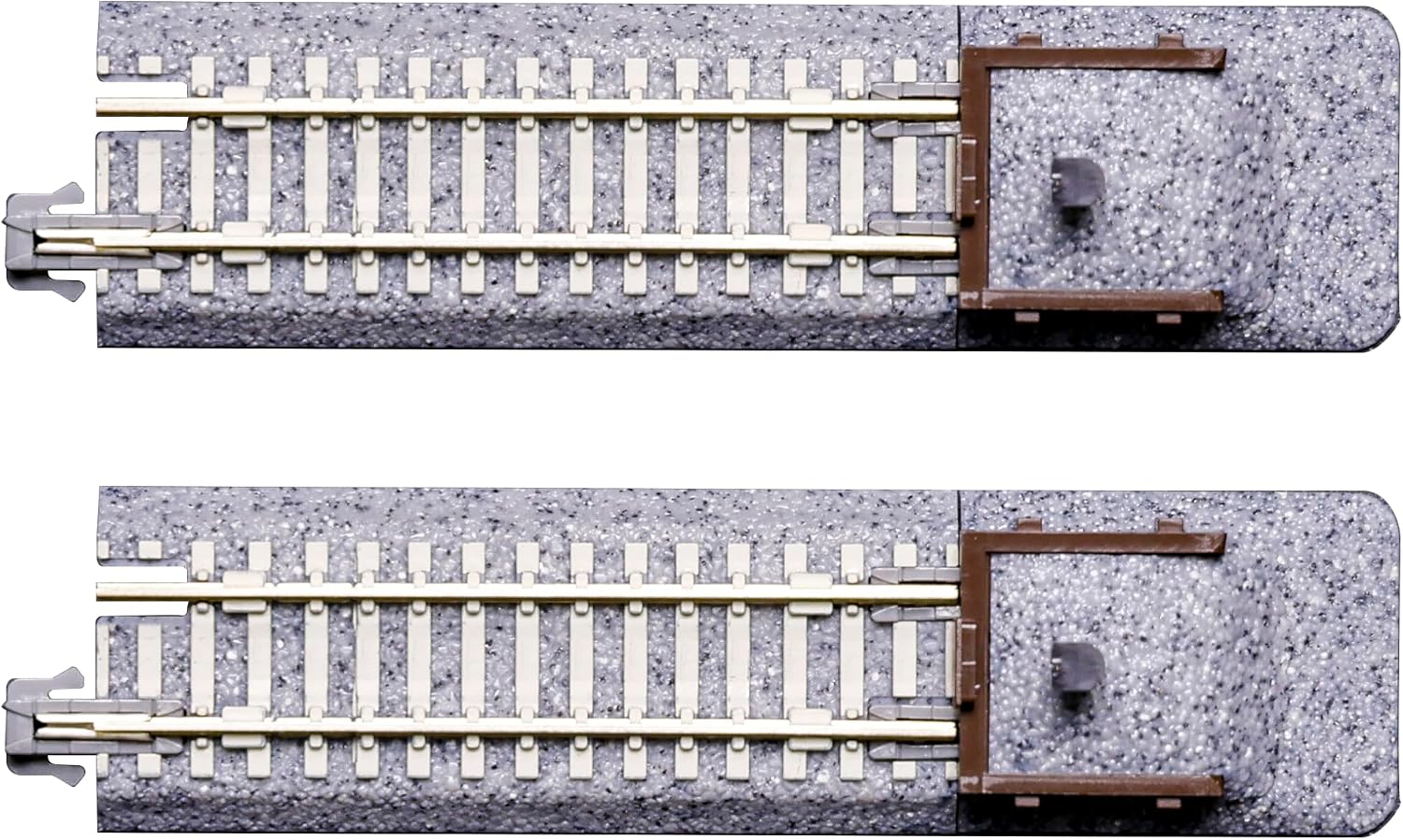 KATO 20-067 N-Gauge PC Bumper Stop Track B 62mm (2pcs) - Kato - Precision Railroad Model Banzai Hobby