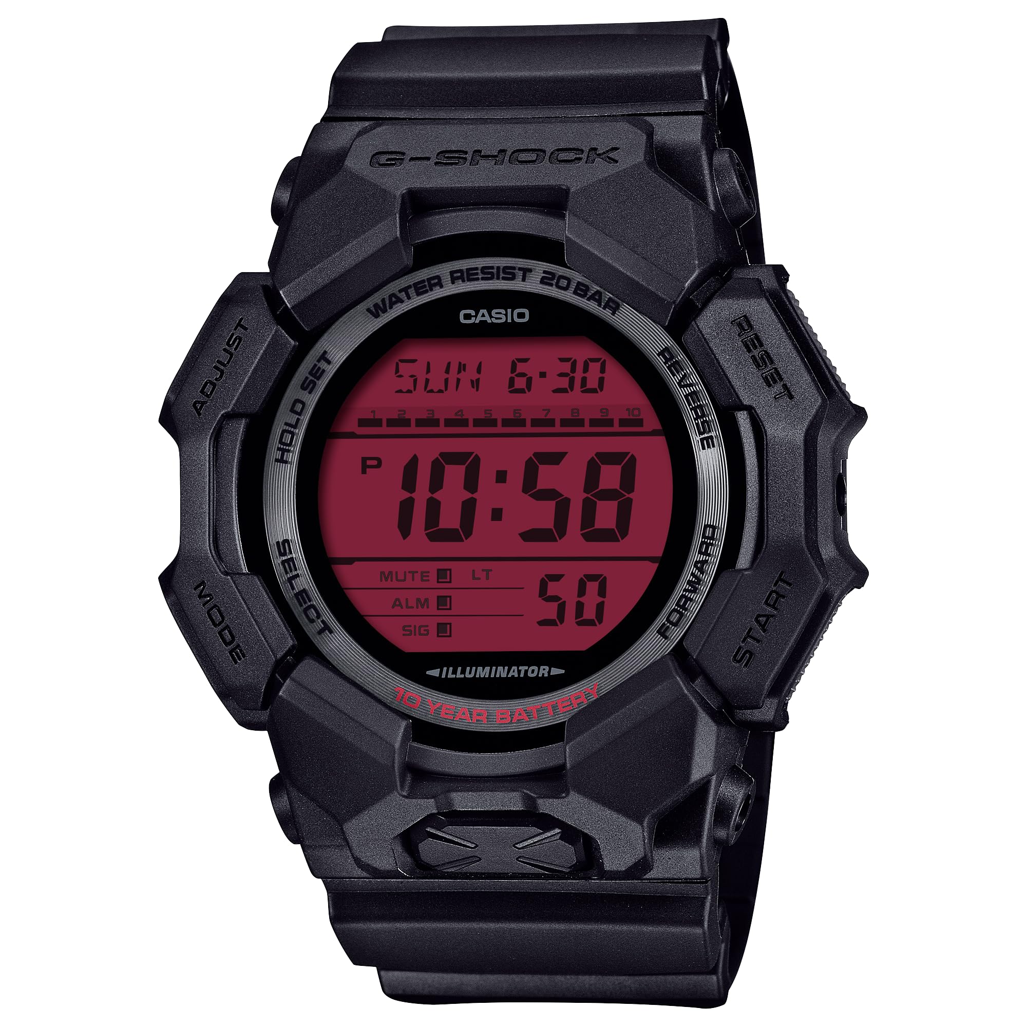 G-SHOCK Gショック ジーショック カシオ CASIO デジタル 腕時計 GD-010BBR-1 メンズ 海外モデル [並行輸入品] - BanzaiHobby