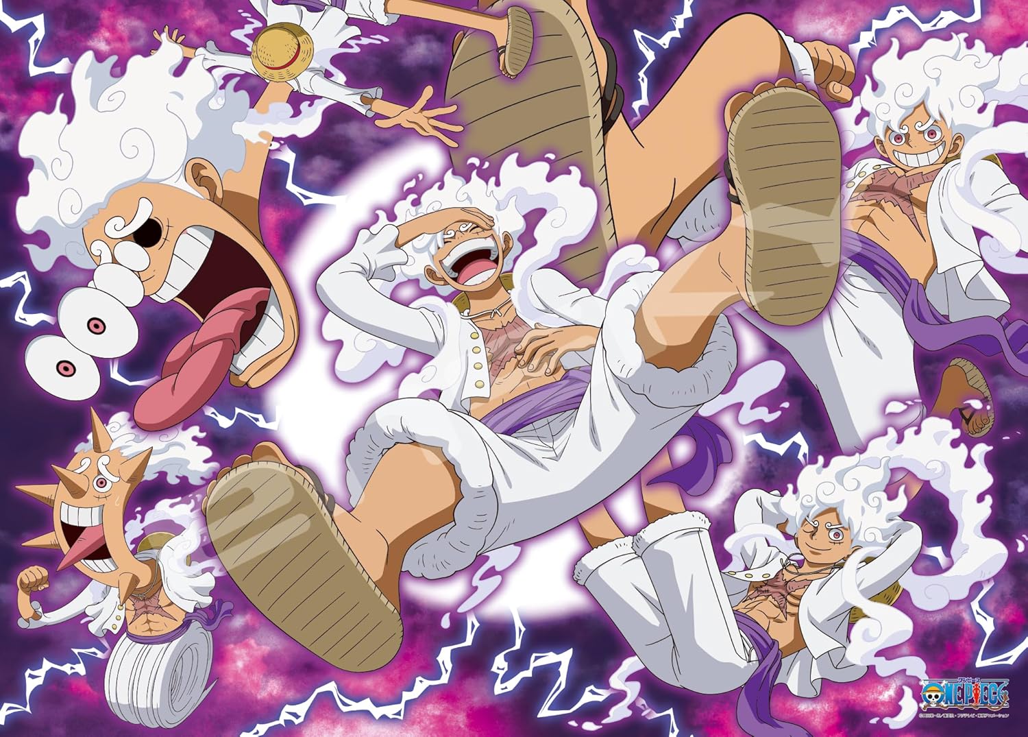 Ensky 500-585 One Piece Gear 5 - One Piece (Puzzle, 500 Pieces, 38 x 53 cm)