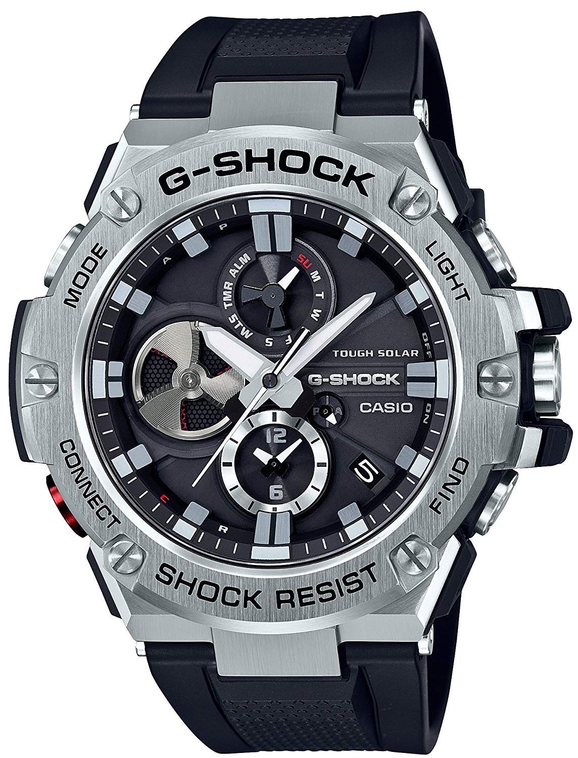 [カシオ]G-SHOCK G-ショック G-STEEL Gスチール スマートフォンリンクモデル GST-B100-1A 腕時計 メンズ [並行輸入品]