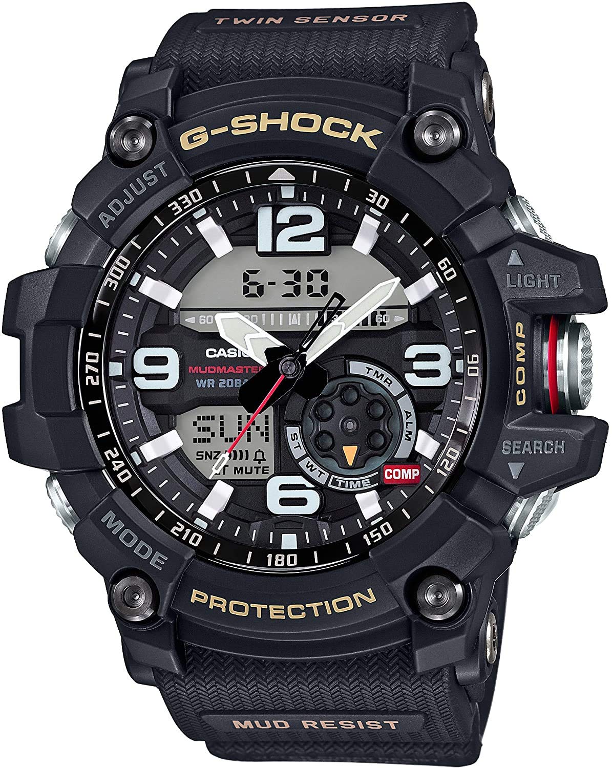 CASIO カシオ G-SHOCK ジーショック Gショック 腕時計 時計 メンズ MASTER OF G MUDMASTER マッドマスター ブラック 防塵 GG-1000-1A [並行輸入品]