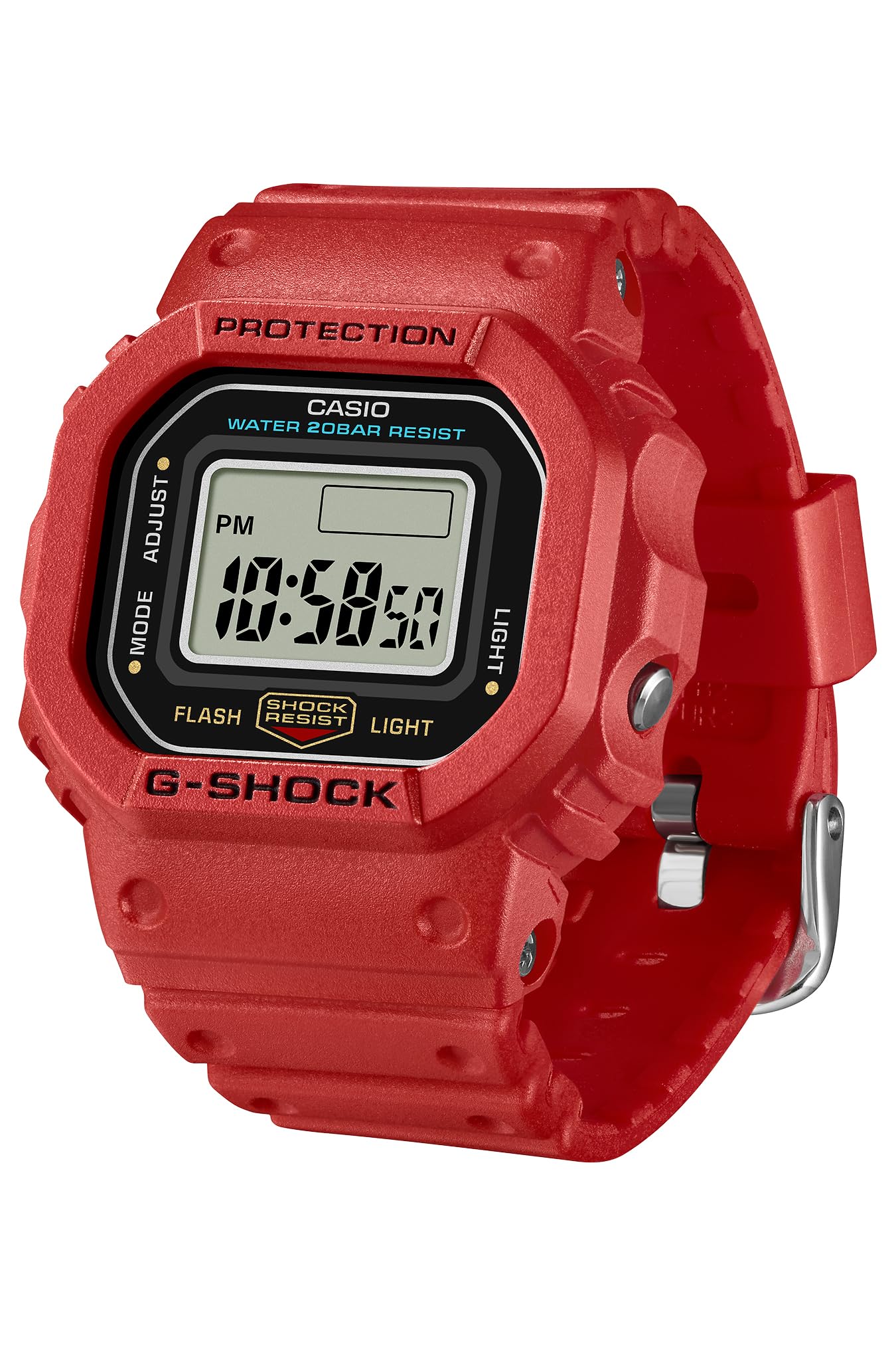 [カシオ] 腕時計 ジーショック 【国内正規品】 G-SHOCK nano 環境配慮素材採用 DWN-5600-4JR メンズ レッド