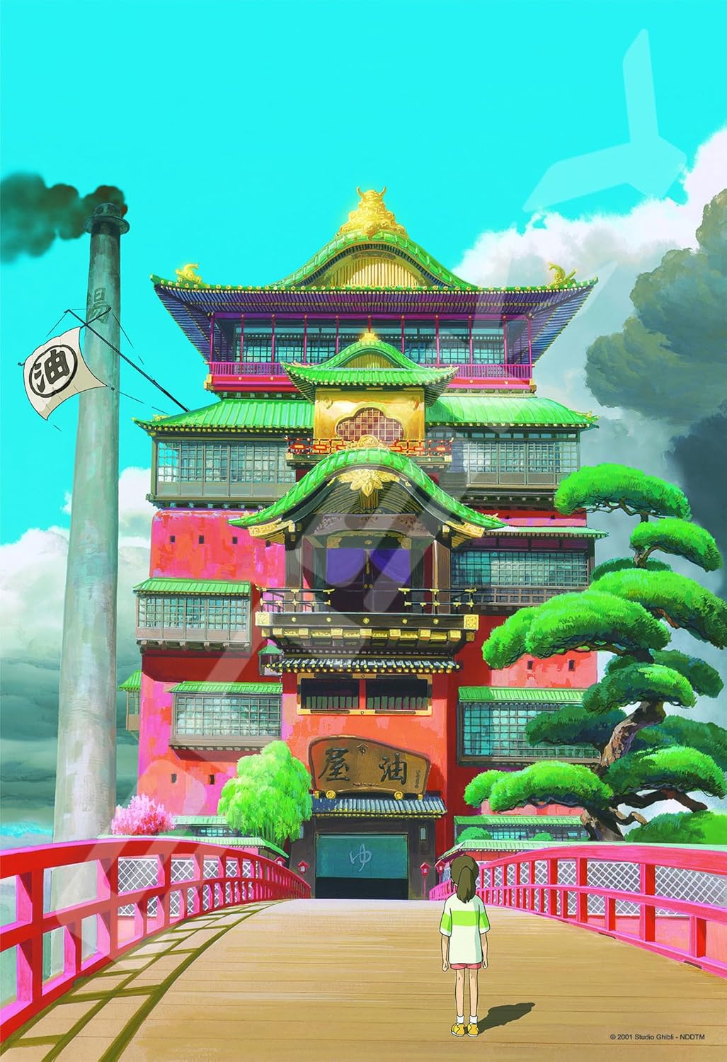 Ensky 300-422 Spirited Away Aburaya - Ghibli (Puzzle, 300 Pieces, 26 x 38 cm)