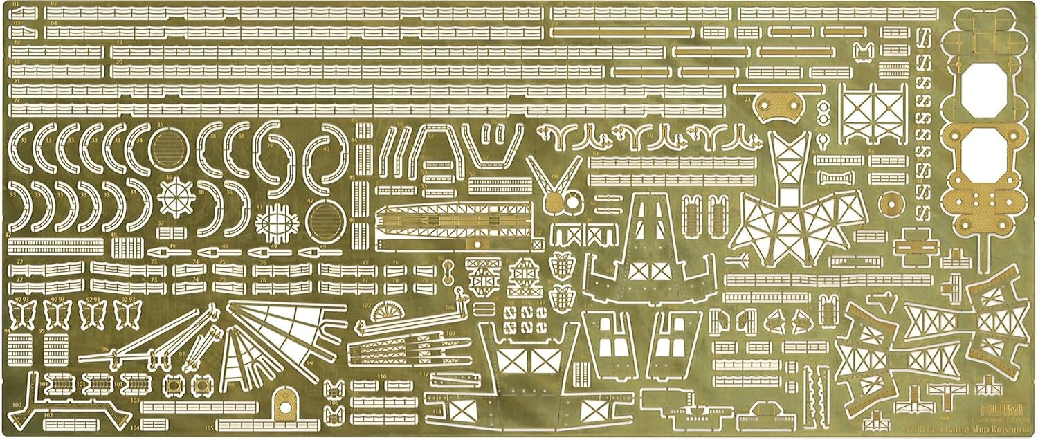 Fujimi 1/700 Special Series No.53EX-2 IJN Battle Ship Kirishima (Start of War) Special Edition (w/Etched Parts And Wooden Deck Stickers)