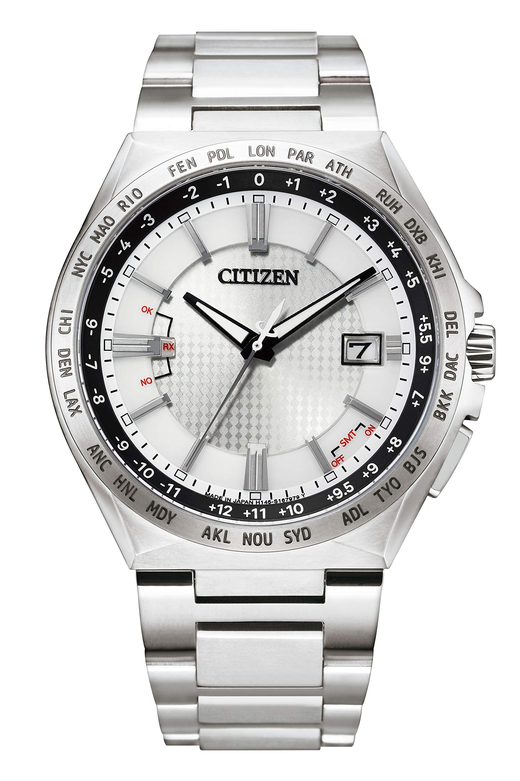 [シチズン]CITIZEN 腕時計 アテッサ Eco-Drive エコ・ドライブ電波時計 ダイレクトフライト ACT Line CB0210-54A メンズ - BanzaiHobby