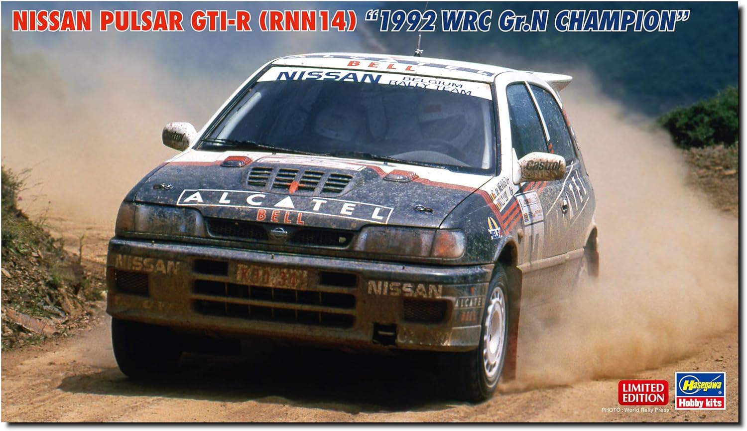 Hasegawa 20676 1/24 Nissan Pulsar GTI-R (RNN14) 1992 WRC Gr.N Champions - BanzaiHobby