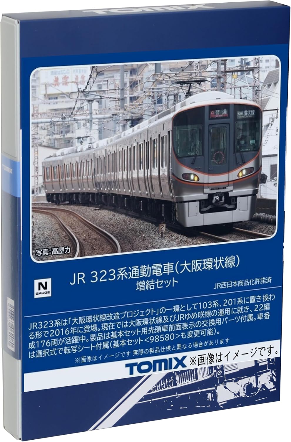 TOMIX 98581 N Gauge JR 323 Series Osaka Loop Line Extension Set