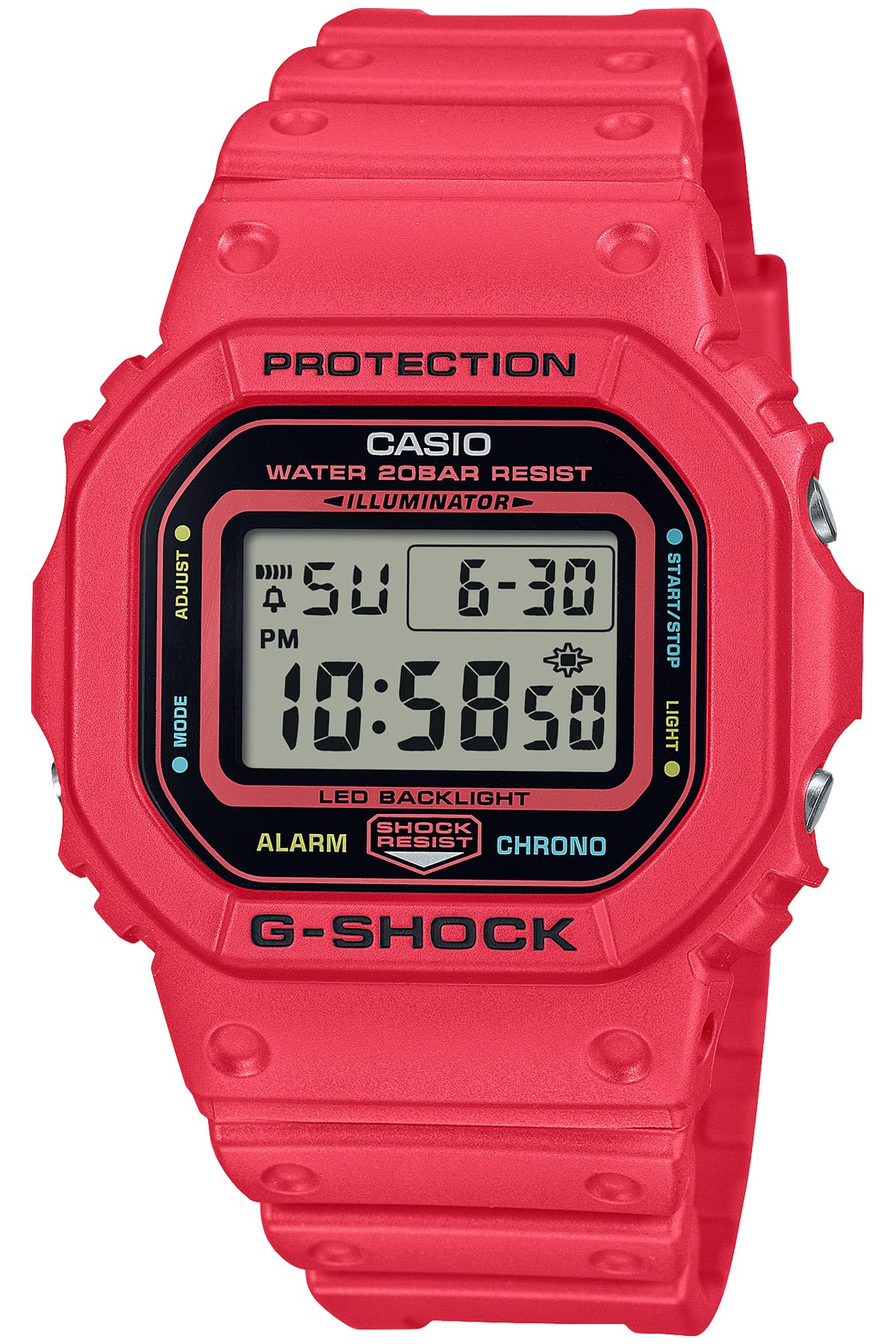 [カシオ] 腕時計 ジーショック 【国内正規品】ENERGY PACK DW-5600EP-4JF メンズ レッド