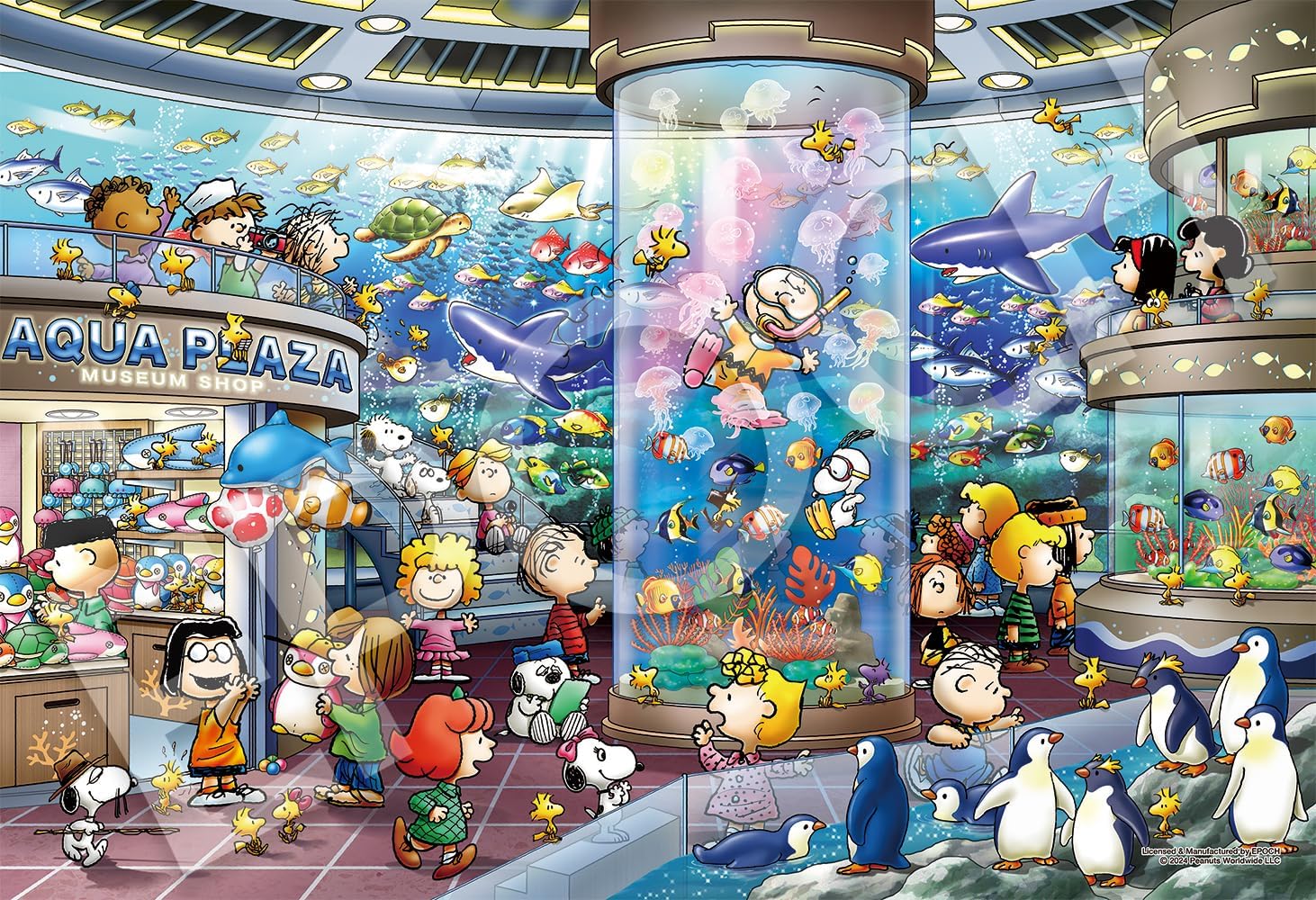 Epoch ３２－６１０ｓ Snoopy Aquarium Puzzle