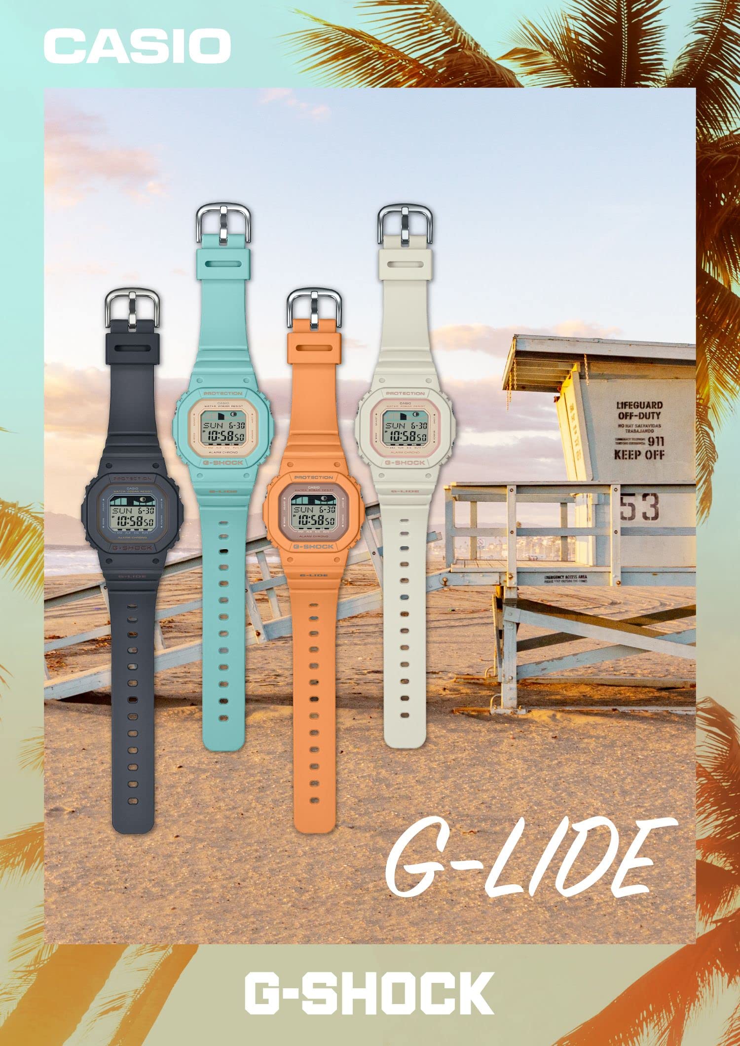 [カシオ] 腕時計 ジーショック 【国内正規品】G-LIDE ミッドサイズモデル GLX-S5600-3JF ブルー - BanzaiHobby