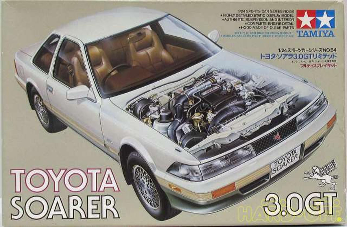 TAMIYA [Ogatamiya] 1/24 Toyota Soarer 3.0GT Limited Display Model [2464] - Banzai Thrifting | BanzaiHobby