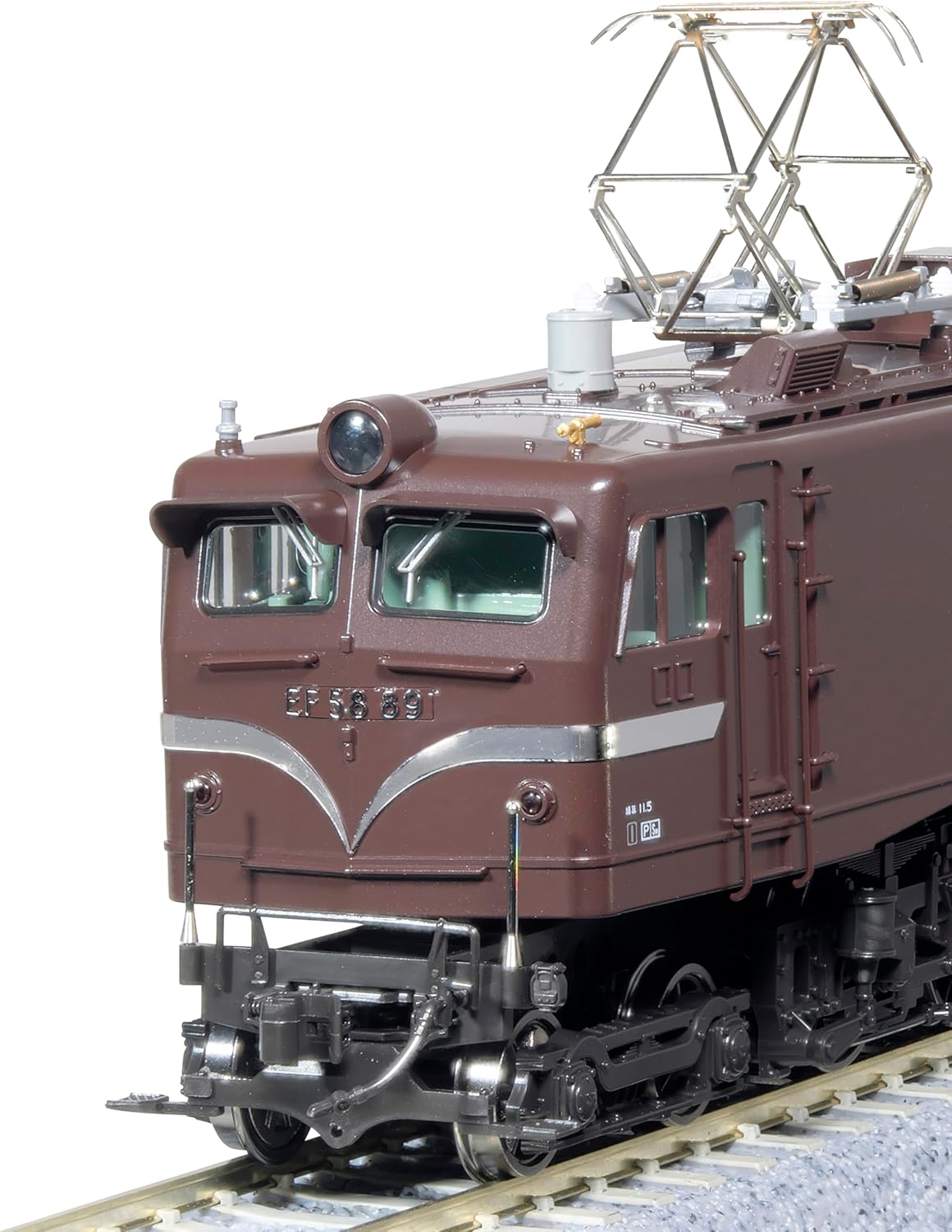 KATO 1-325 HO Gauge Electric Locomotive EF58 (with Icicle Cut/Brown)