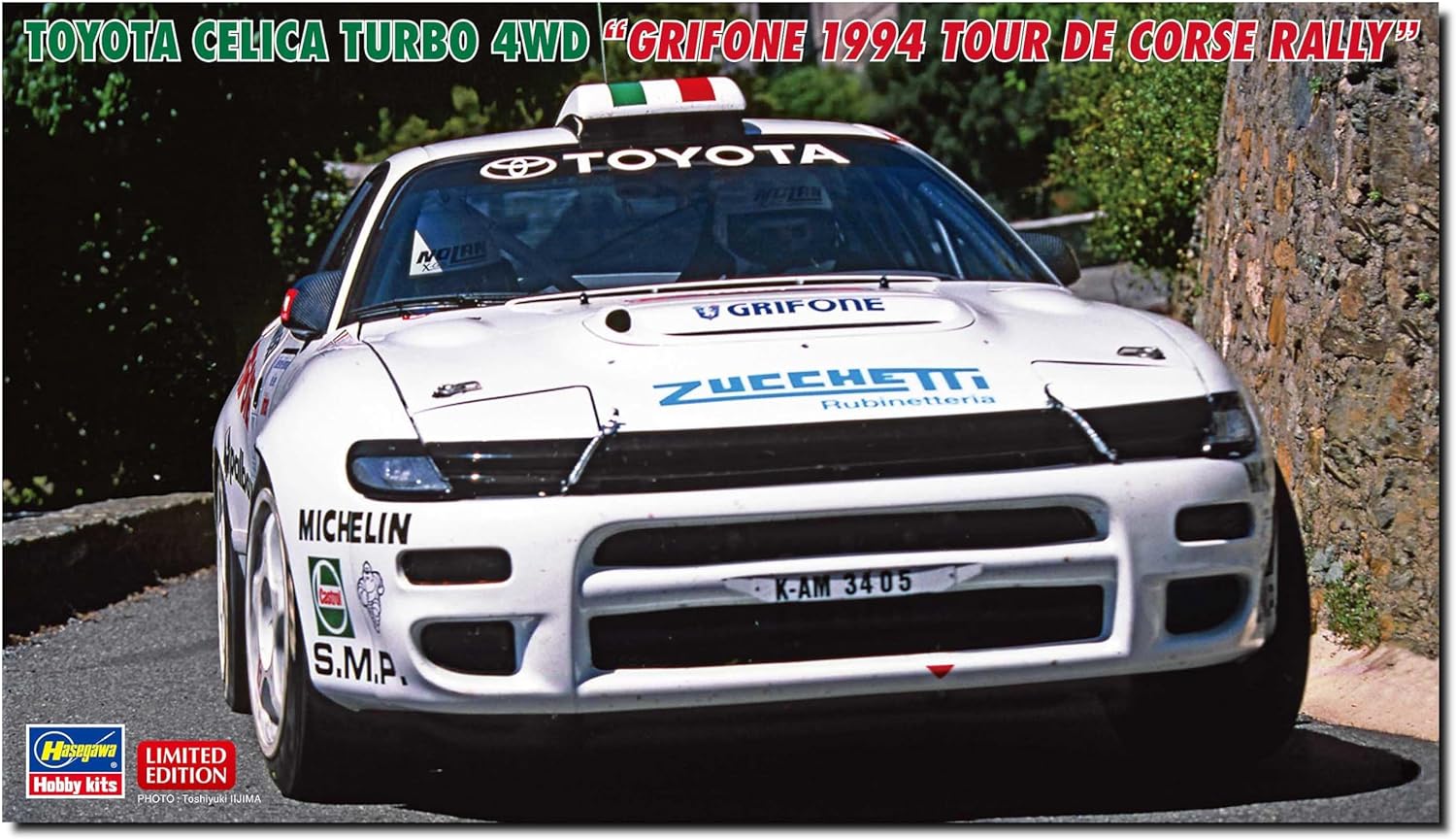 Hasegawa 20673 1/24 Toyota Celica Turbo 4WD Griffine 1994 Tour de Corse Rally - BanzaiHobby