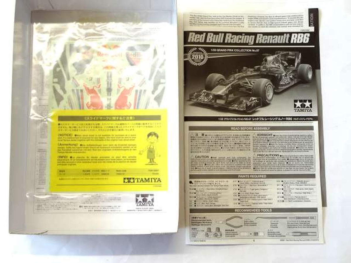 TAMIYA 1/20 Red Bull Racing Renault RB6 Display Model - Banzai Thrifting | BanzaiHobby