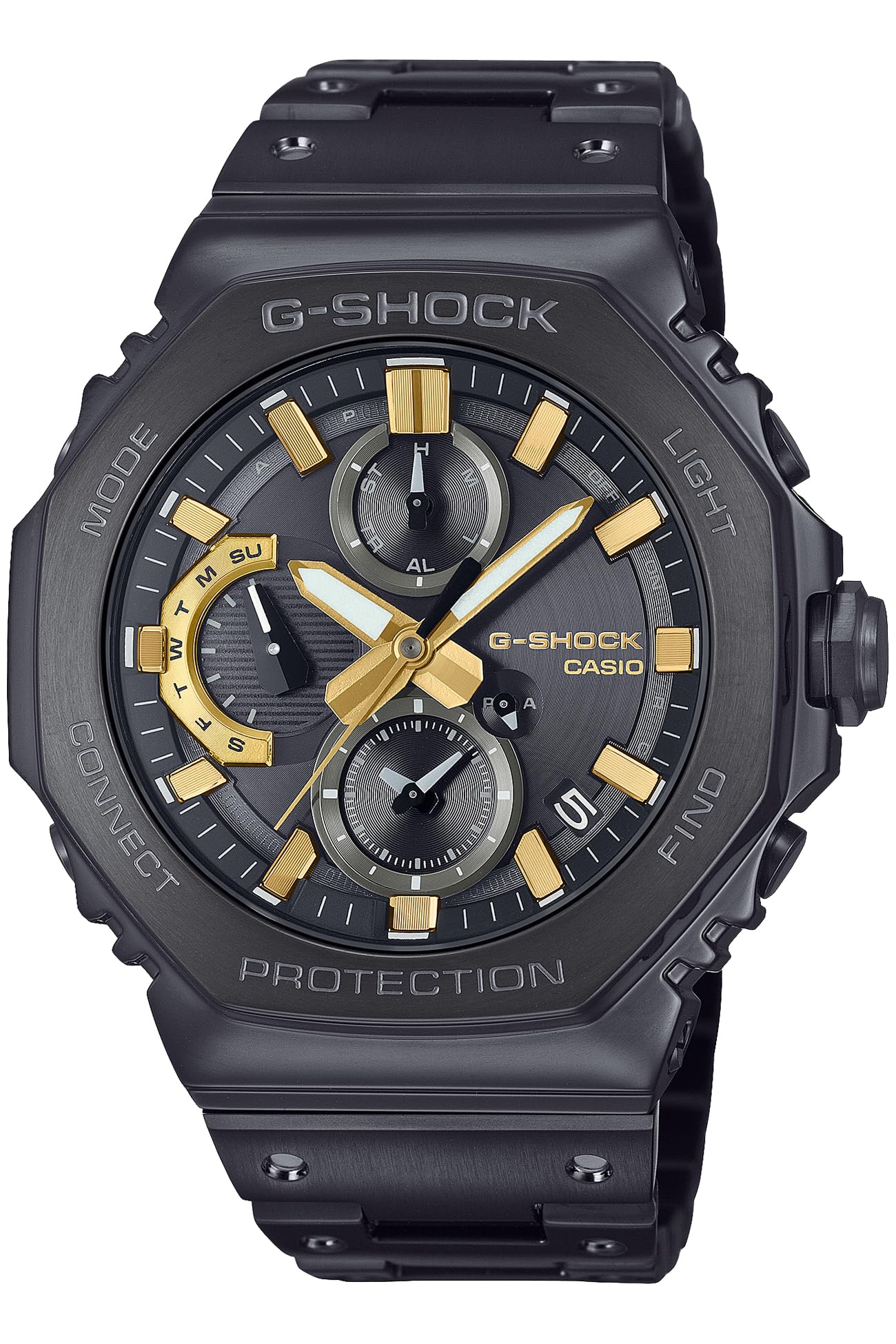 [カシオ] 腕時計 ジーショック 【国内正規品】CASIO WATCH 50TH ANNIVERSARYモデル フルメタルクロノグラフ Bluetooth搭載 タフソーラー GMC-B2100ZE-1AJR メンズ ブラック