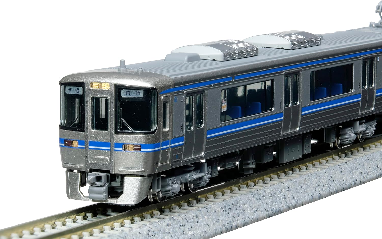 KATO 10-2154 N-Gauge Aichi Loop Railway 2000 Series Blue Stripe 2 Cars Set - BanzaiHobby