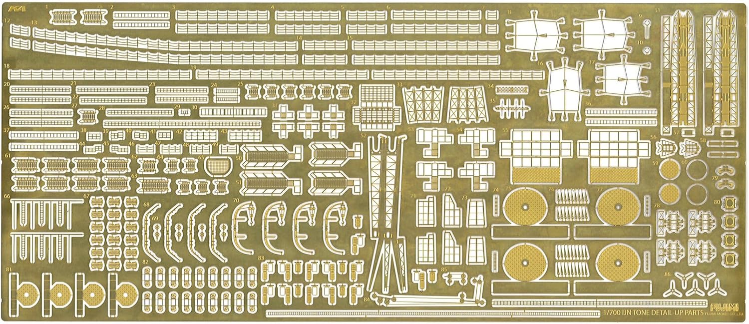 Fujimi Special Series No. 30EX-2 Imperial Japanese Navy Heavy Cruiser TONE (1944/Battle of Leyte Gulf) with Etched Parts - BanzaiHobby