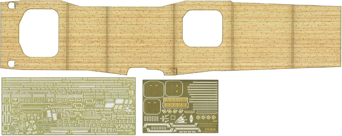 Fujimi FH-25EX-3 1/700 IJN Series No. 25 Japanese Navy Aircraft Carrier Hiryu (w/ Etched Parts and Wooden Deck Decals)