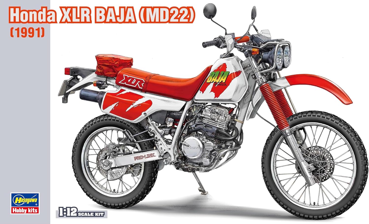 Hasegawa BK16 1/12 Honda XLR BAJA (MD22) 1991 - BanzaiHobby