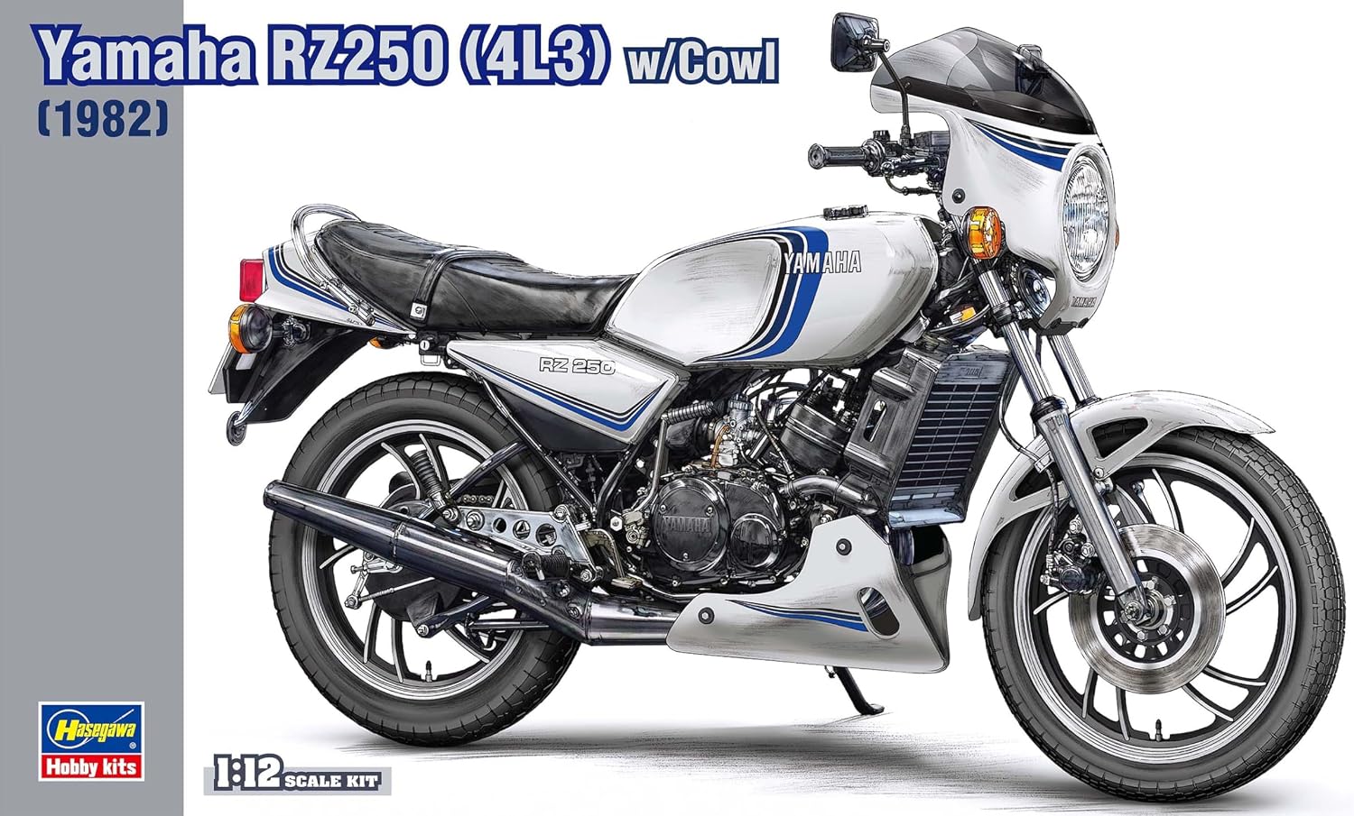 Hasegawa 21758 1/12 Yamaha RZ250 (4L3) w/Cowl (1982)