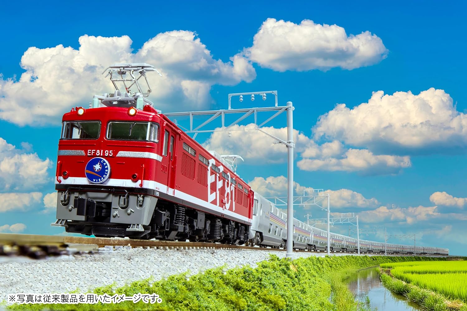 KATO 3066-F N-Gauge EF81 95 Rainbow Painted – BanzaiHobby