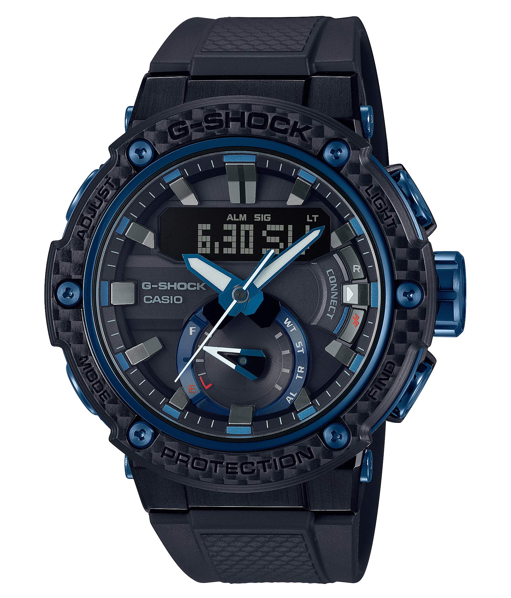 [カシオ] 腕時計 ジーショック G-STEEL ソーラー カーボンコアガード構造 GST-B200X-1A2JF メンズ ブラック - BanzaiHobby