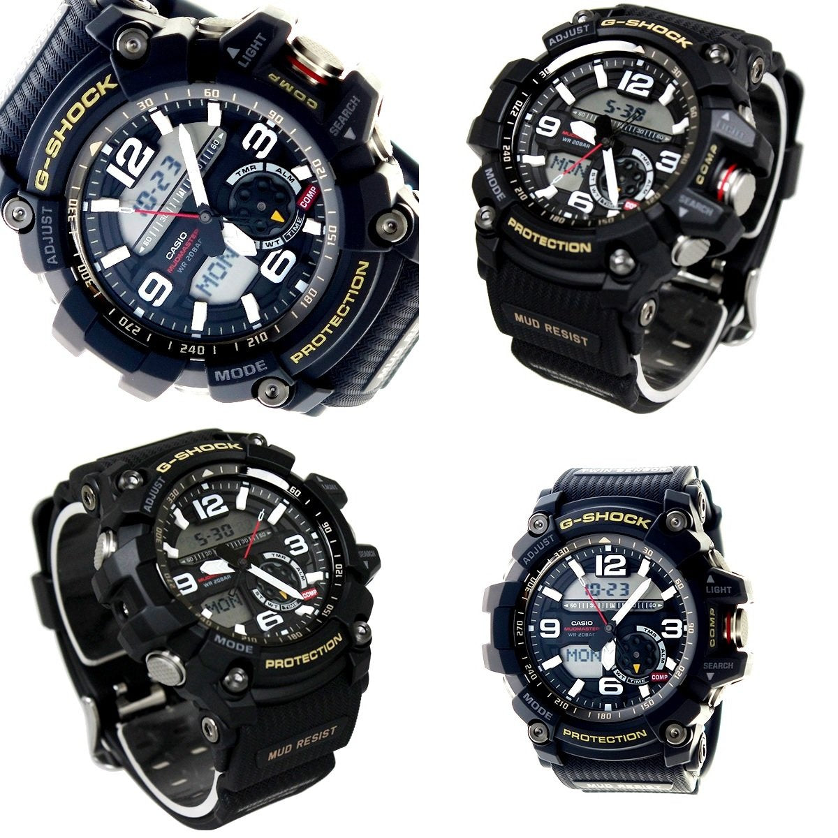 自衛隊 自衛官 警察官 入学祝G-SHOCK 20気圧防水 アナデジ プラベルトウォッチ メンズ向 （GG-1000-1A GG-1000-1A3 GG-1000-1A5） (GG-1000-1A3（ブラック×グリーン）)