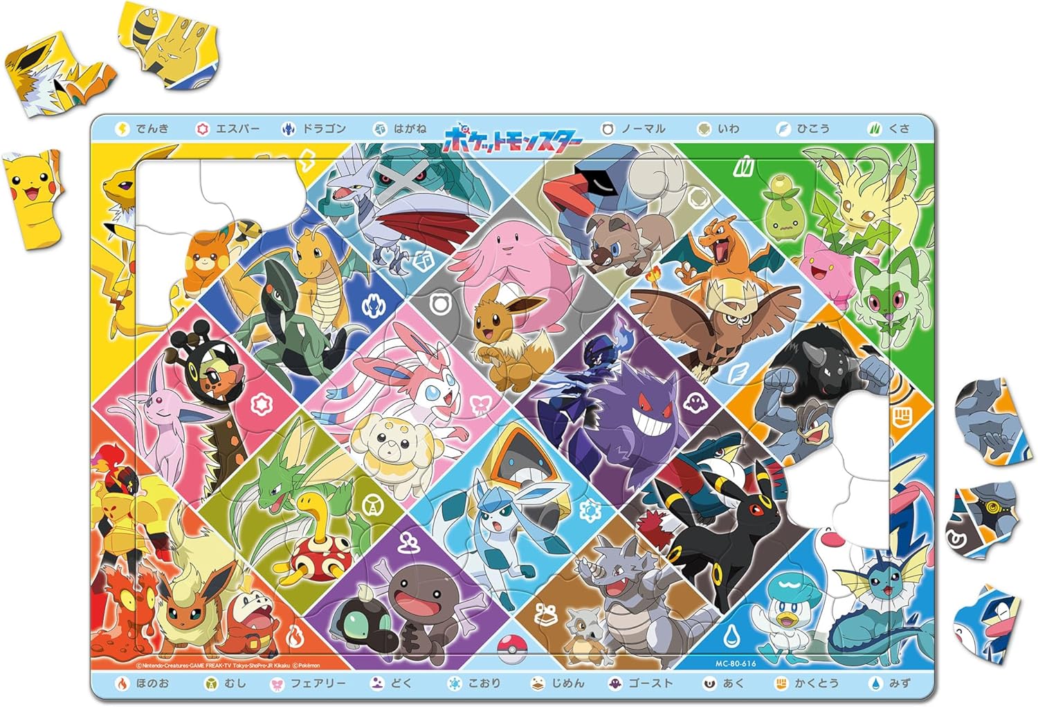 Tenyo ＭＣ－８０－６１６ Do you know the Pokemon's type?