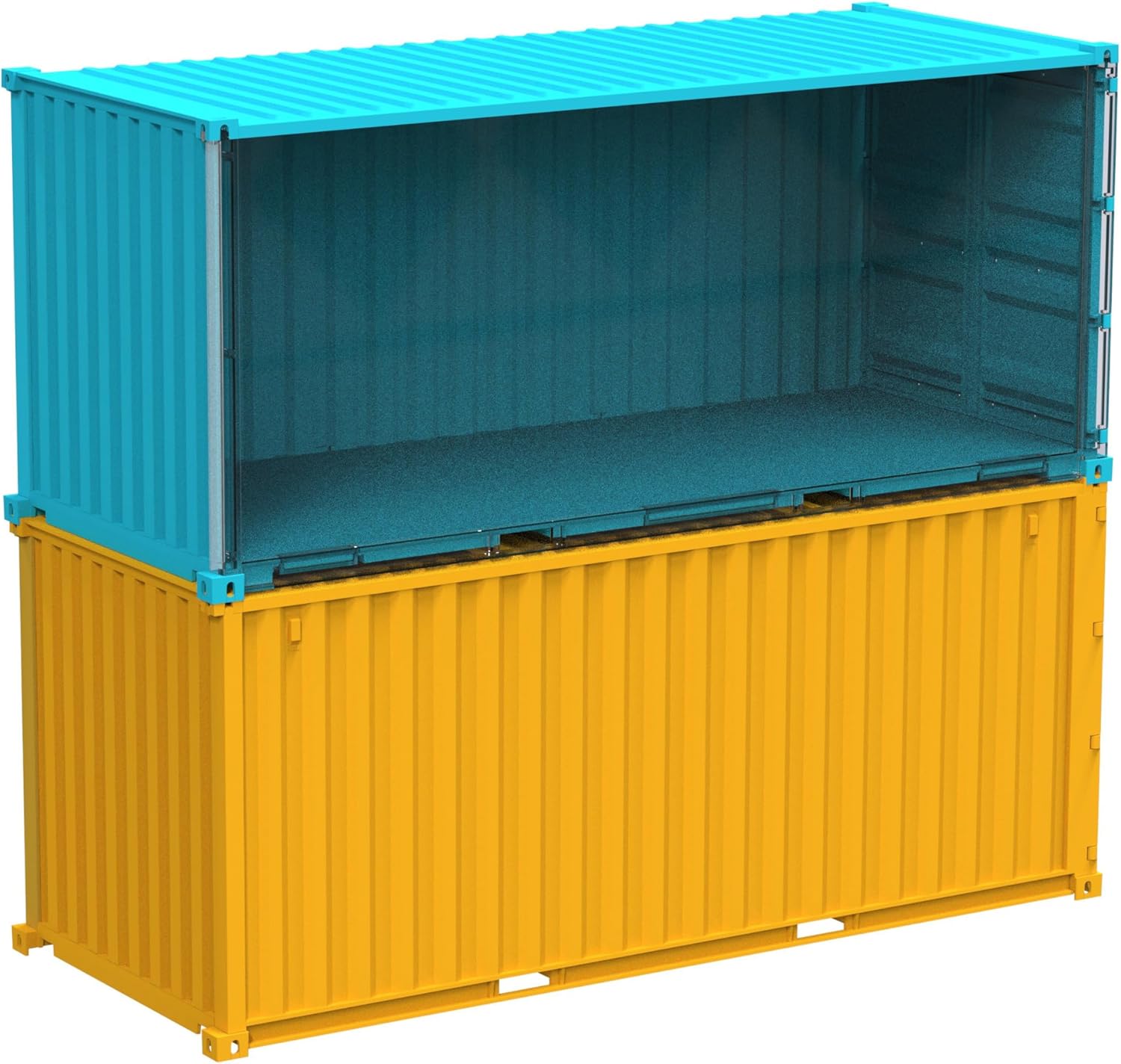Fujimi 1/24 Car NEXT Series No.1005 20ft Container (Yellow)