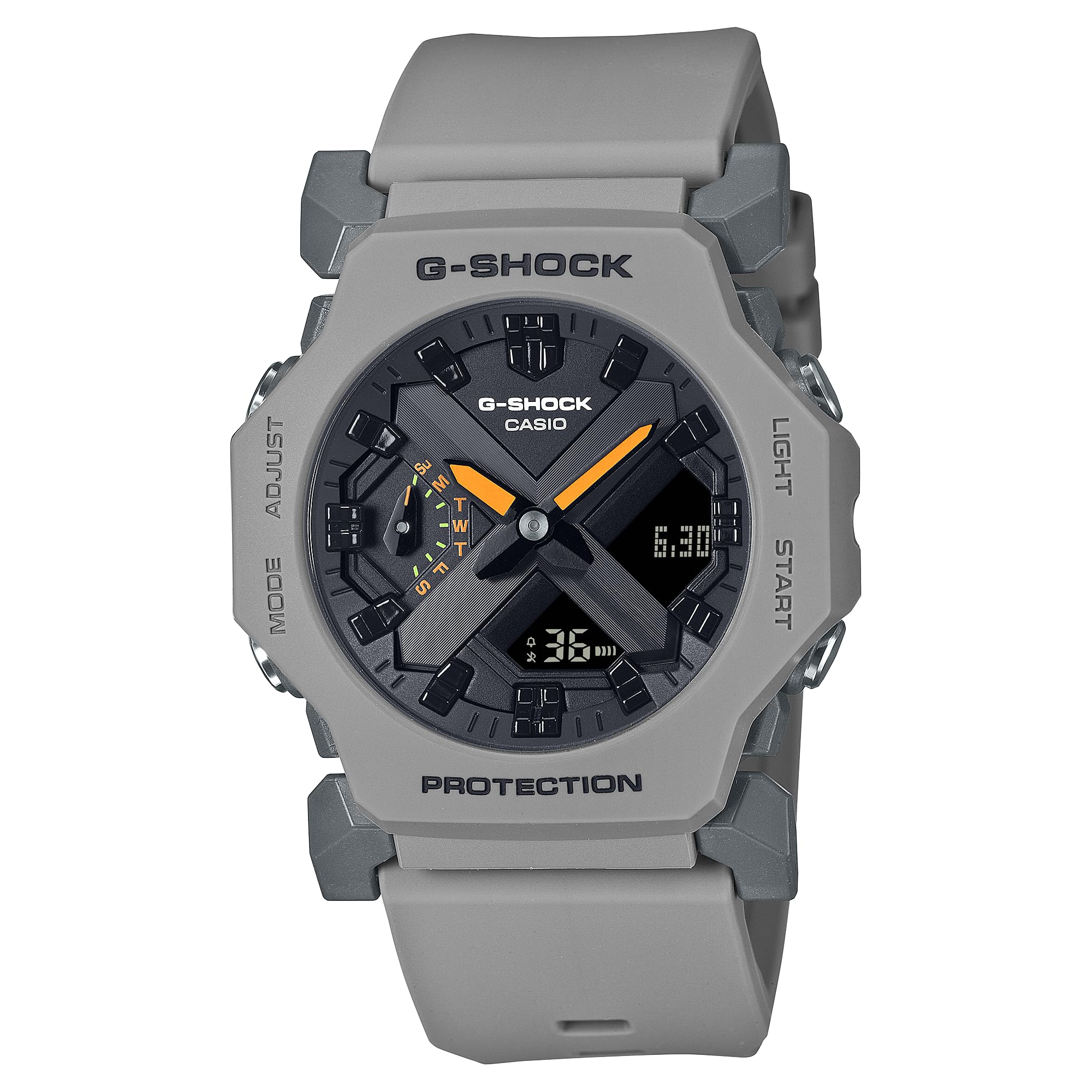 G-SHOCK Gショック GA-2300 シリーズ 薄型 カシオ CASIO アナデジ 腕時計 グレー ブラック GA-2300-8A メンズ 海外モデル [並行輸入品]