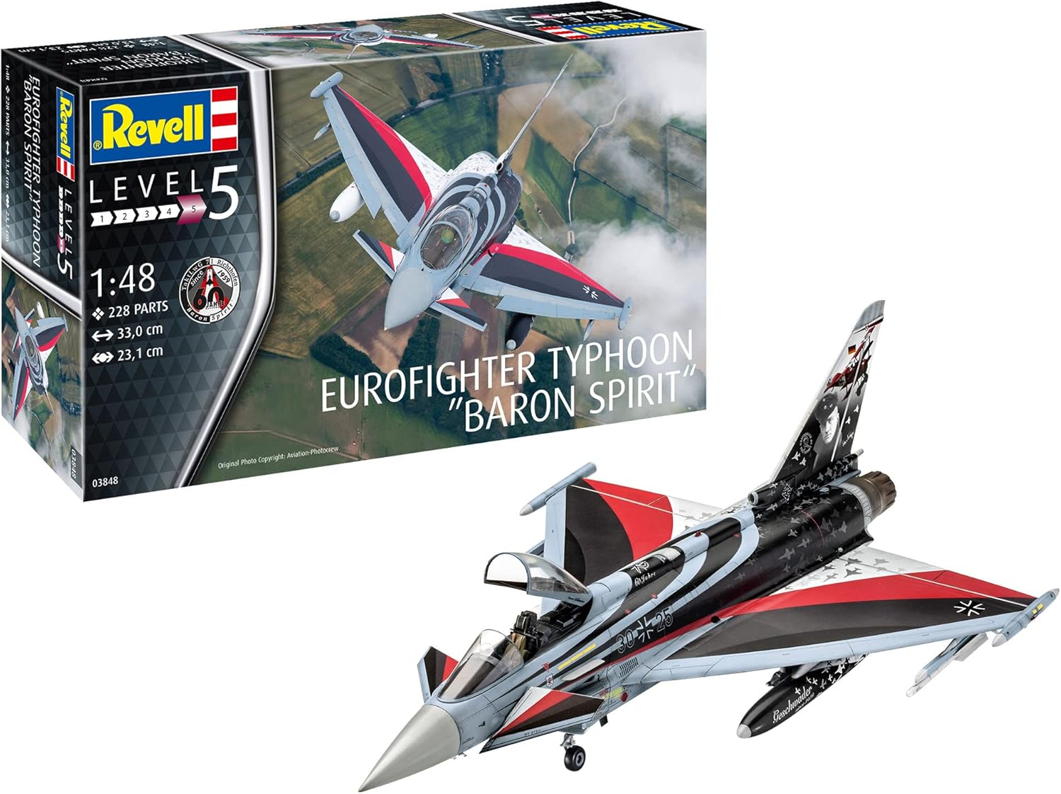 Hasegawa 03848 1/48 Eurofighter Typhoon Baron Spirit - BanzaiHobby