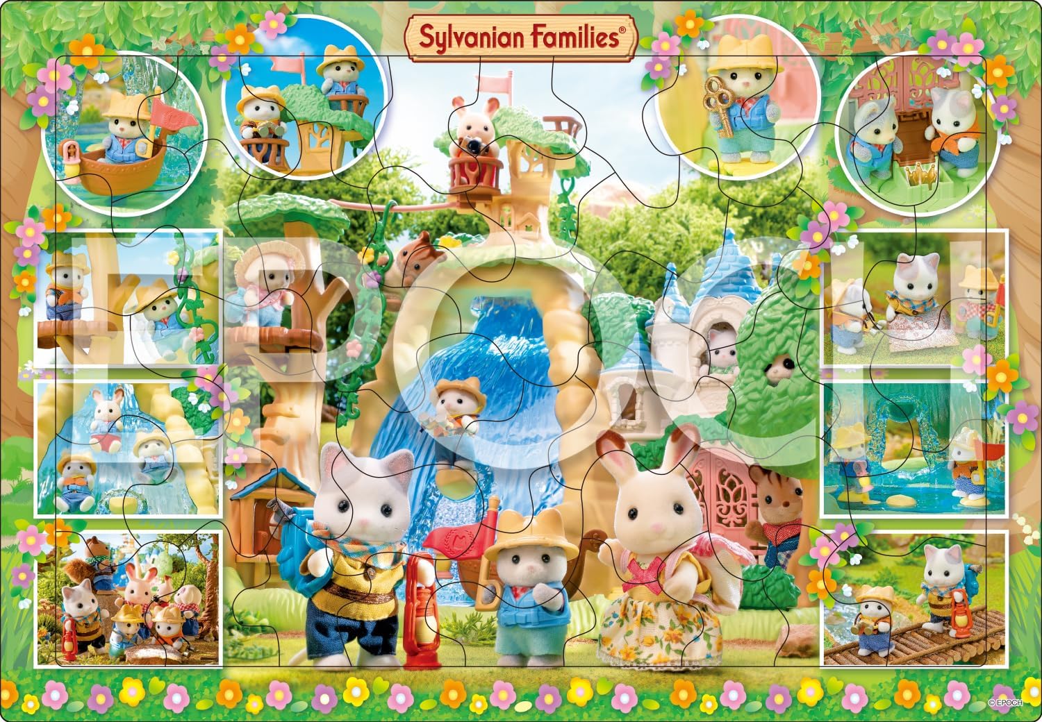 Epoch ２５－２９３ 46p 25-293 Big Waterfall in the Secret Forest Sylvanian Puzzle