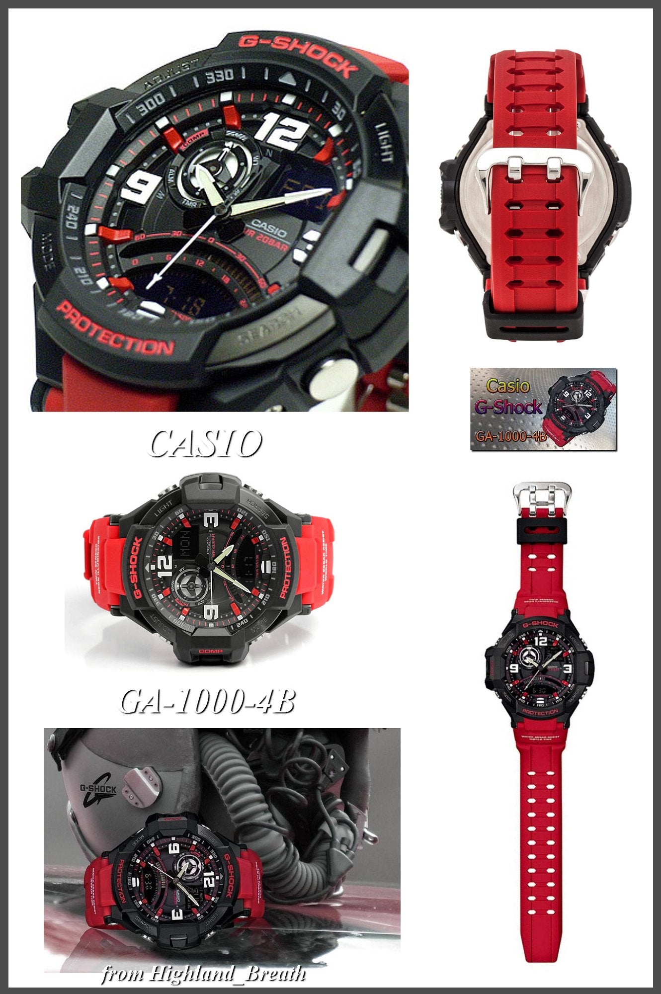 カシオ G-SHOCK 腕時計 GA-1000-4B スカイコックピット 並行輸入品 [並行輸入品]