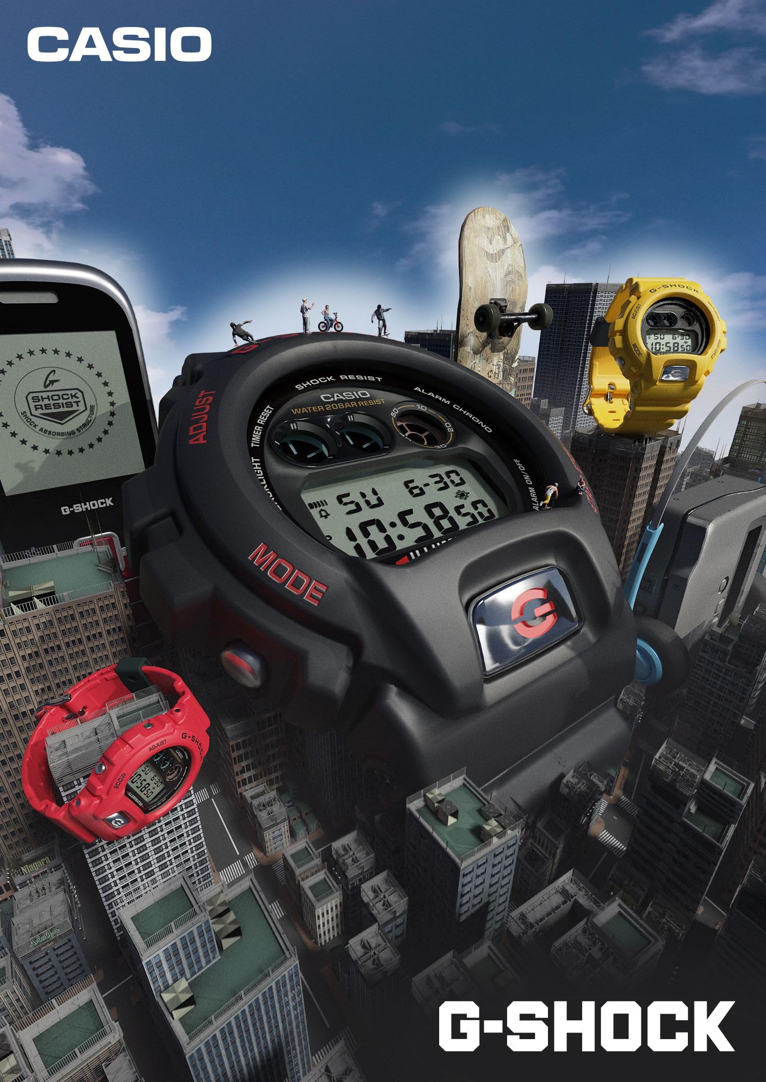 [カシオ] 腕時計 ジーショック 【国内正規品】DW-6900 30TH ANNIVERSARY MODELS DW-6900TR-1JR メンズ ブラック