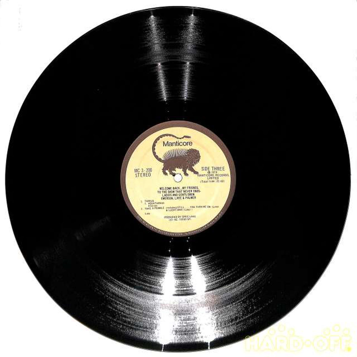 Manticore (imported, US) E.L.P. 'Ladies & Gentlemen' MC 3-200 3LP