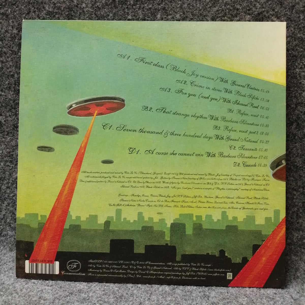 F COMMUNICATIONS VISTA LE VIE「A FUTURISTIC FAMI F223LP