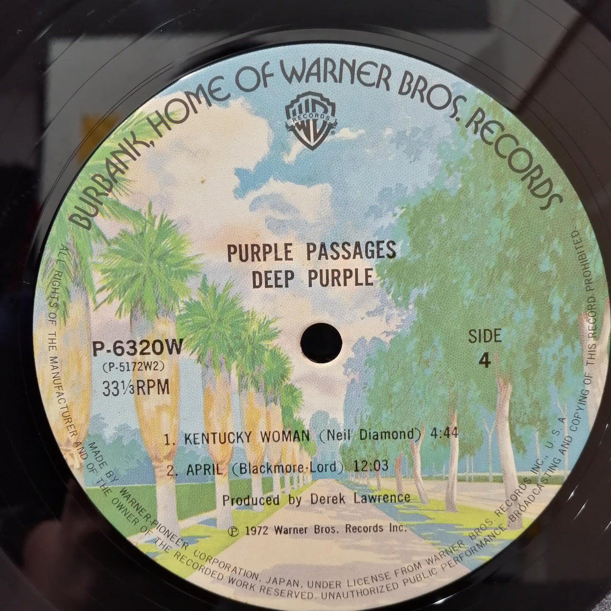 Warner Pioneer Deep Purple 'Purple Trail' P-6319~20W