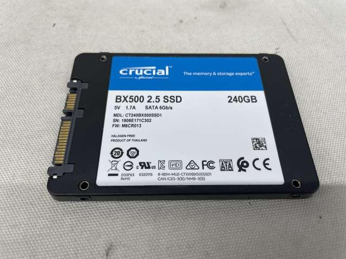 CRUCIAL SSD121GB-250GB CT240BX500SSD1