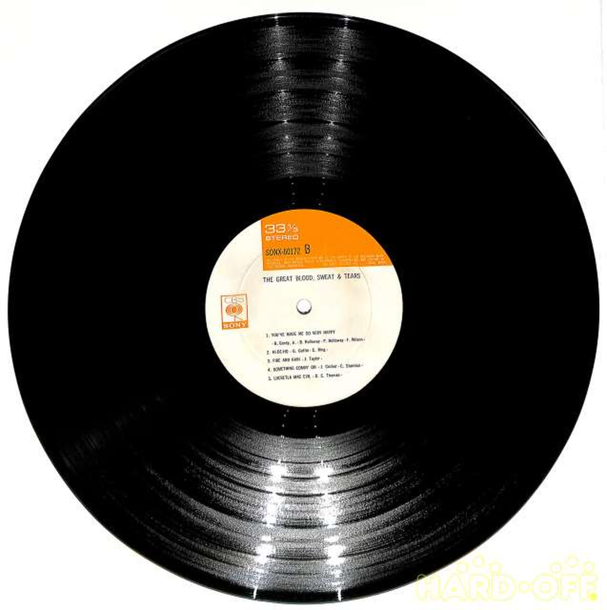 CBS Sony Brad, Sweat & Tears 'Glorious B.S&T' SONX-60172
