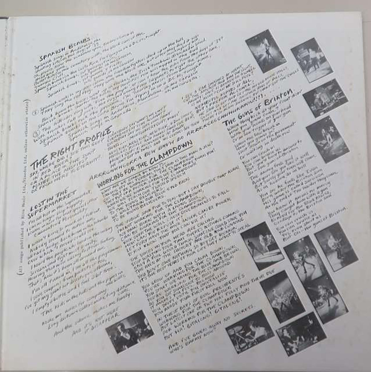 SONY Western Music LONDON CALLING 35·3P-175~6