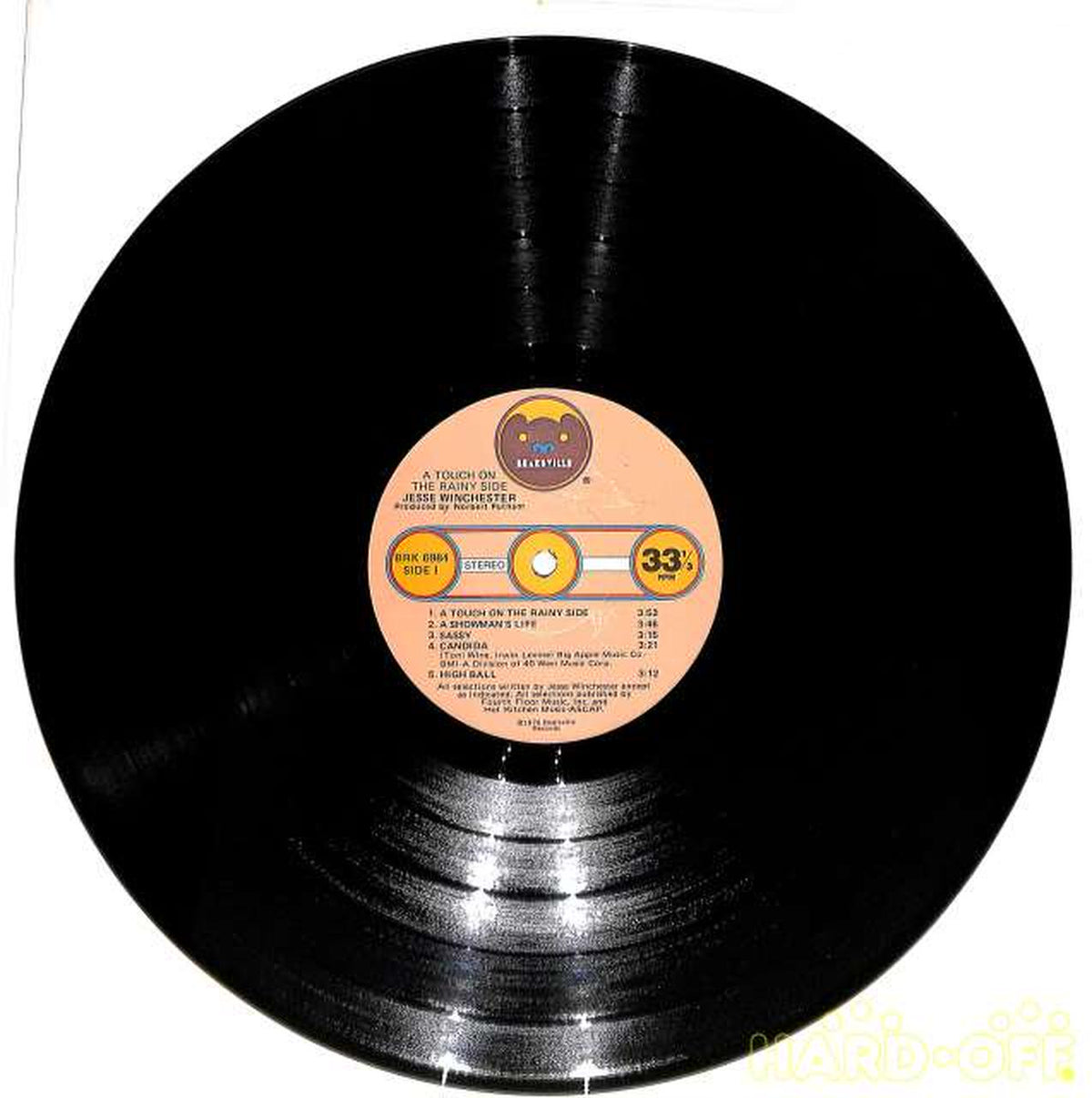 Bearsville (import, USA) Jesse Winchester "A Touch on the Rain Sa BRK-6984"