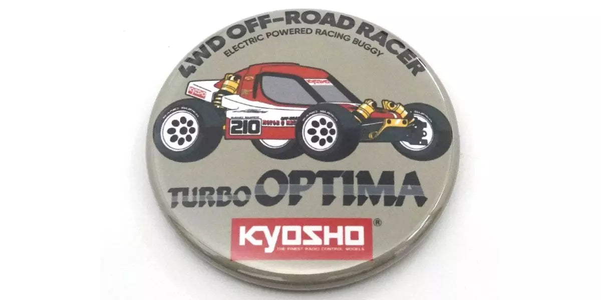 Kyosho 87526 Vintage Buggy Tin Badge Assortment (4WD Series) (7 Designs)