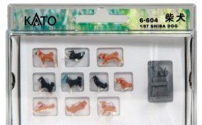 KATO [PO NOV 2021] 6-604 Figuanimal Japanese Animal 1/87 Shiba Dog (1 - BanzaiHobby