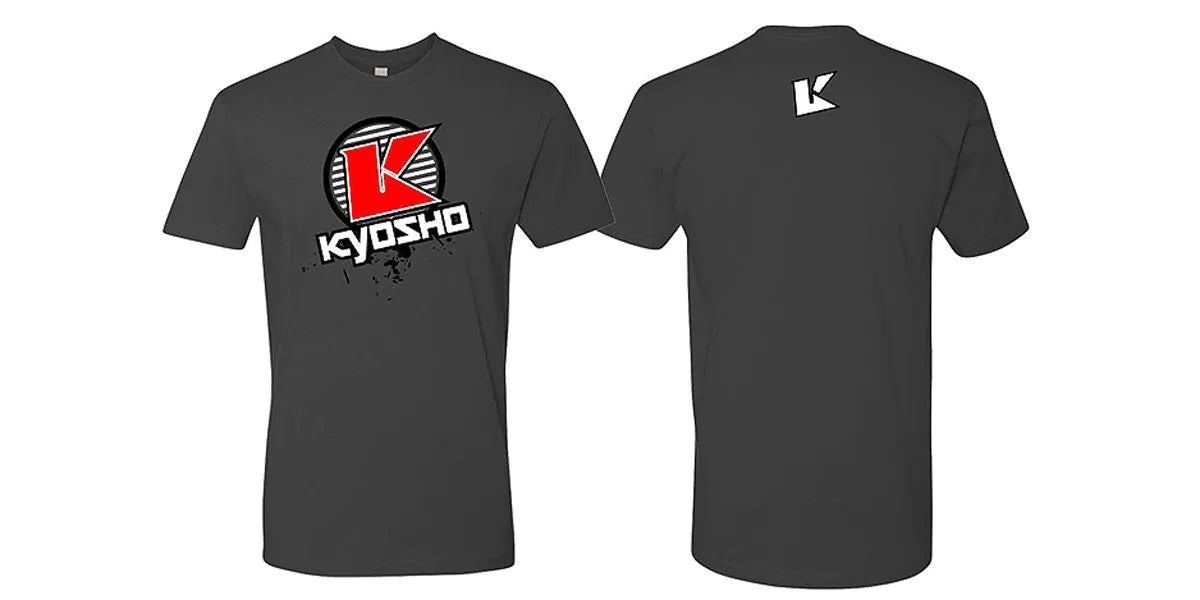 Kyosho 88009L K Circle Short Sleeve(Gray/L) - BanzaiHobby