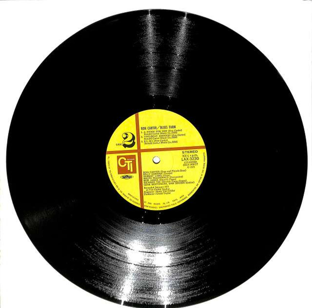 King Records Ron Carter "Blues Farm" LAX-3230